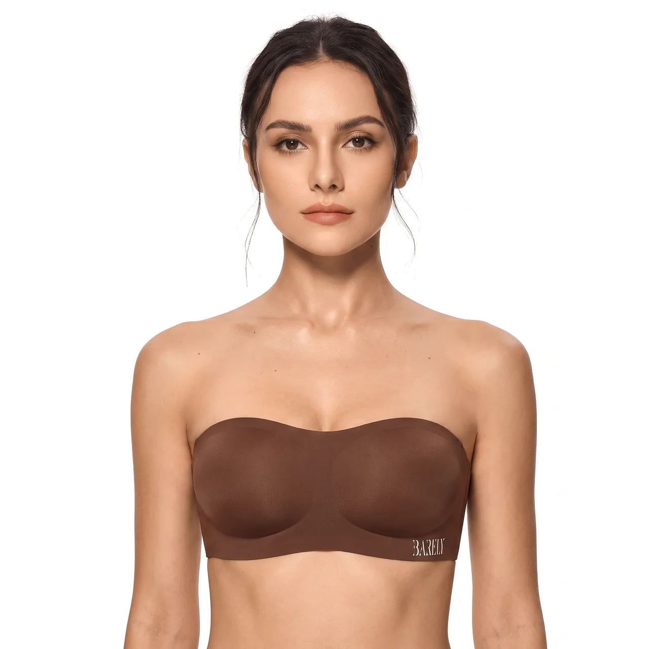 BARELY Strapless Jelly Bra - Безшевен сутиен със свалящи презрамки