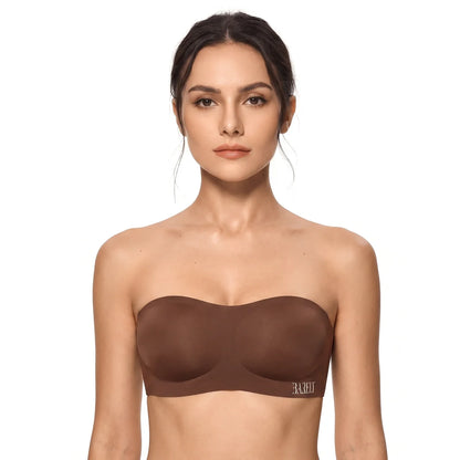 BARELY Strapless Jelly Bra - Безшевен сутиен със свалящи презрамки