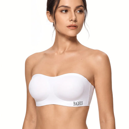 BARELY Strapless Jelly Bra - Безшевен сутиен със свалящи презрамки